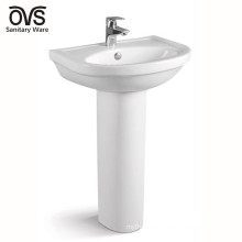 Chaozhou Factory sanitary wares made in china basin with pedestal